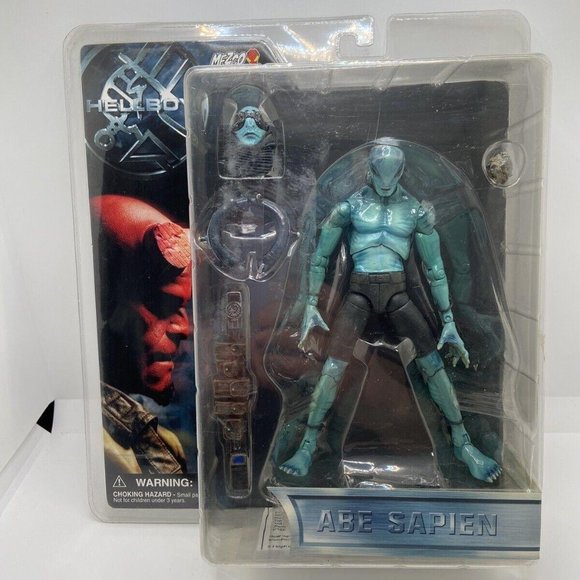 NEW Mezco Hellboy Abe Sapien Action Figure Toy 2004